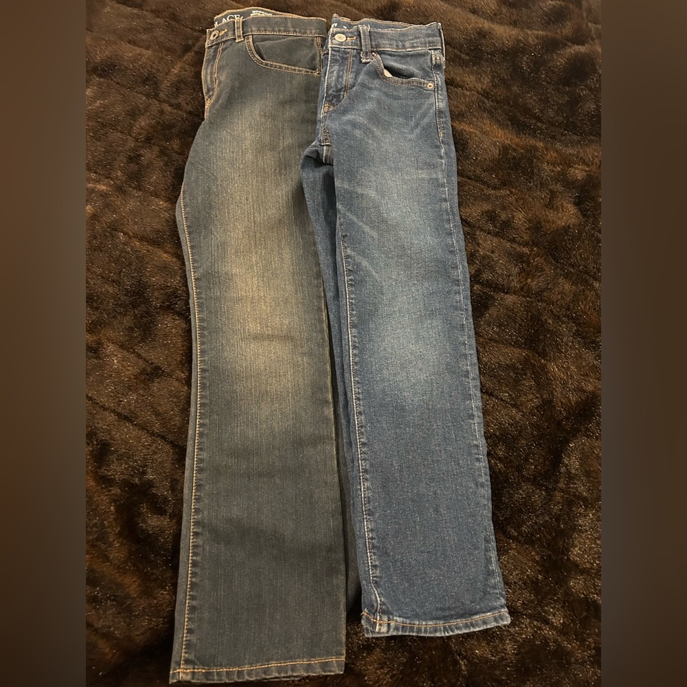 Boys Jeans Lot of 2 Size 10 Old Navy & Children’s Place Straight Bootcut Denim